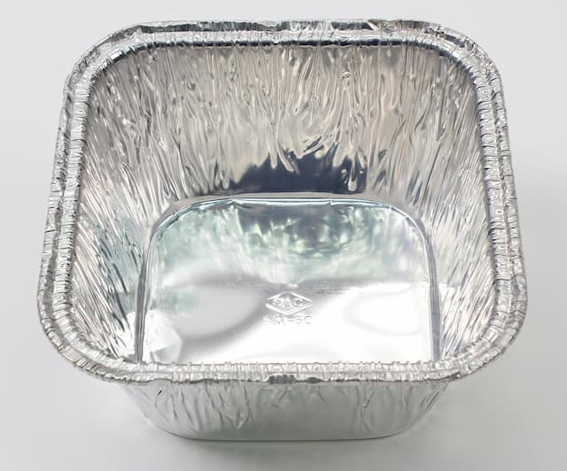 Aluminium foil fast food container