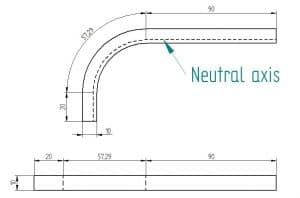 Sheet metal k factor