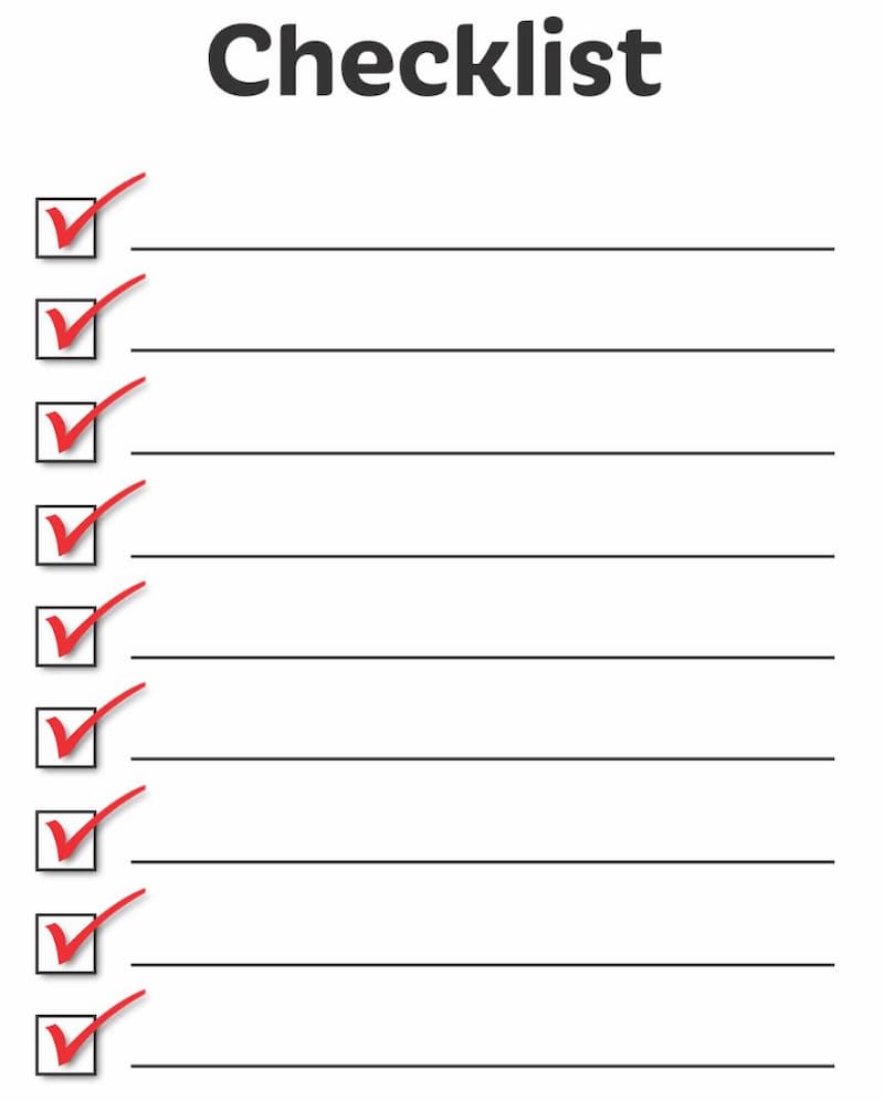 Checklist