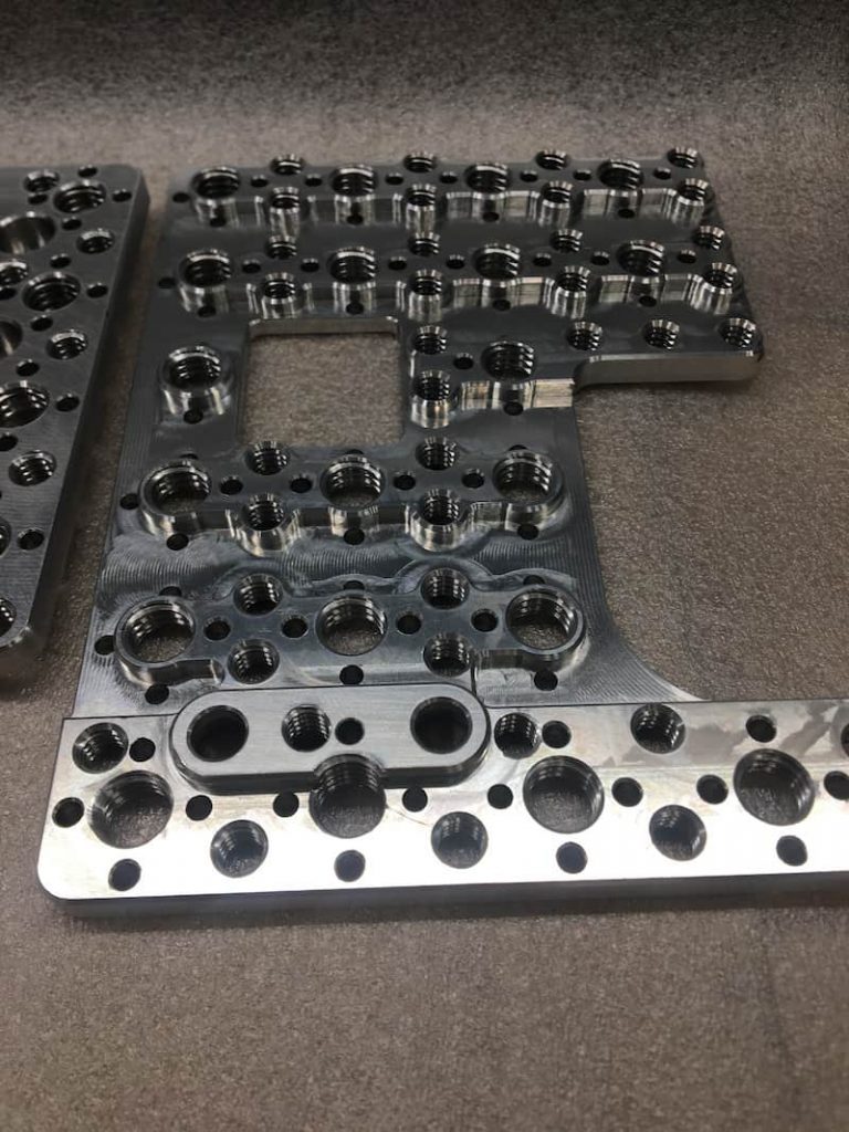 Custom CNC milled plates