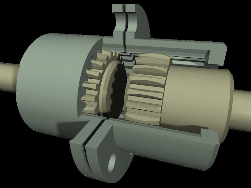 Gear coupling