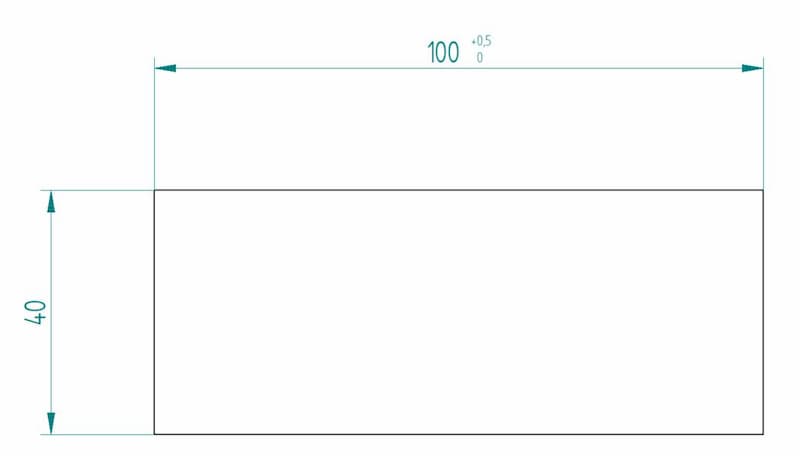 Upper deviation tolerance