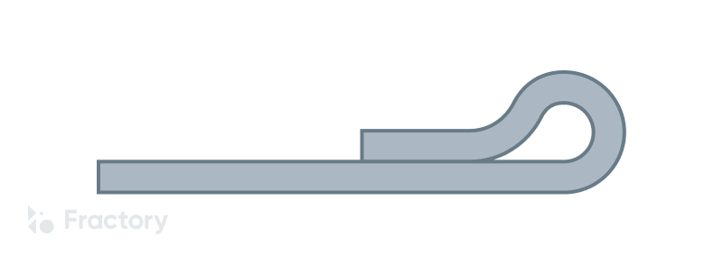 Sheet metal hemming types - rope hem